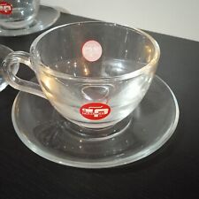 Usado, Conjunto de xícaras de cappuccino de vidro Pascucci Itália, conjunto de 2 comprar usado  Enviando para Brazil
