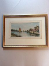 Framed antique watercolour for sale  HALESWORTH