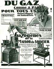Publicité ancienne gazogènes d'occasion  France