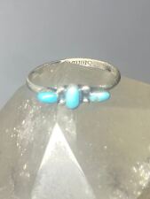 Used, Turquoise ring stacker band southwest sterling silver women girls c for sale  Shipping to South Africa