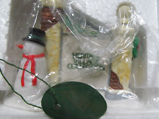 Department 56 Heritage Village ~ Village Sign with Snowman ~ #5572-7 ~ NIB for sale  Shipping to South Africa