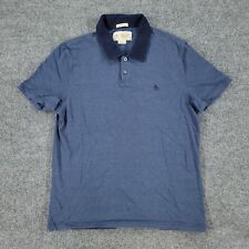 Camisa polo masculina pinguim original azul média manga curta logotipo herança fina comprar usado  Enviando para Brazil
