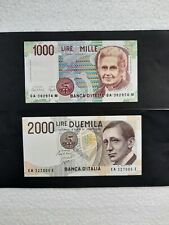 Due banconote italiane usato  Camerino