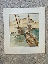 Original watercolor sailboat for sale  Owings