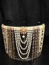 Vintage pearl crystal for sale  SWANSEA