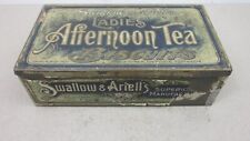 Vintage 16 oz Swallow & Ariells Ladies Afternoon Tea biscuit tin Melb Australia for sale  Shipping to South Africa
