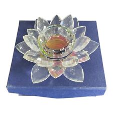 Crystal glass lotus for sale  UK