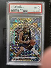 2022 Panini Mosiac Stephen Curry Stained Glass Gem Mt 10 for sale  Shipping to South Africa