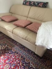 Seater leather sofa for sale  LONDON