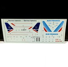 Airfix 1/144 scale British Airways Air France Boeing 737-200 Transfers Decals for sale  LONDON