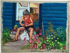 Woman cutting flowers for sale  Northfield