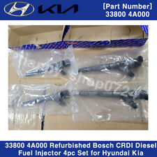 33800 4A000 Recondicionado Bosch Injetor De Combustível Diesel Crdi 4pc Conjunto Para Hyundai Kia comprar usado  Enviando para Brazil