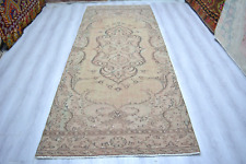 Usado, Tapete marrom antigo floral feito à mão, 4,2x9,6 pés, tapete oriental turco marrom antigo, comprar usado  Enviando para Brazil