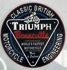 triumph motorcycle sign for sale  NEWCASTLE UPON TYNE
