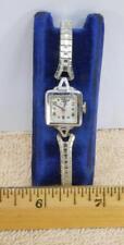 Relógio de pulso vintage Bulova 23 feminino ouro 18K 23 joias L6!! comprar usado  Enviando para Brazil