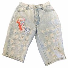 GASP! Shorts jeans Wild Child desgastado tamanho 7/8 vintage veja as medidas comprar usado  Enviando para Brazil
