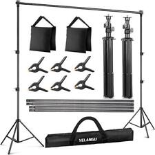 YELANGU 10x7' ADJUSTABLE PHOTOGRAPHY PHOTO BACKDROP STAND  for sale  Shipping to South Africa