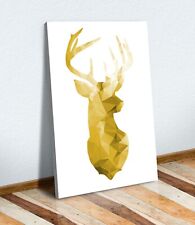 Stag head yellow for sale  Shipping to Ireland