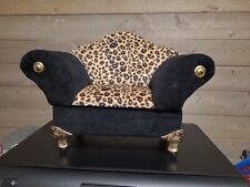 Jewelry Box Chair / Love-Seat with Leopard Print for sale  Shipping to South Africa