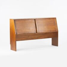 1950s George Nakashima Studio Full Size Dovetailed Walnut Headboard Bed Cabinet for sale  Shipping to South Africa