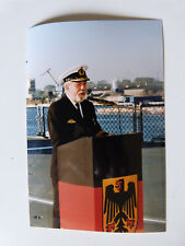 Marine, Vizeadmiral Feld an Bord EGV Berlin, Foto, Wilhelmshaven, Offizier gebraucht kaufen  Rüstersiel,-Neuengroden