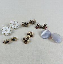 Vintage clip earrings for sale  LONDON