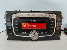 FORD SONY DAB MP3 CAR RADIO STEREO CD PLAYER FOCUS MK2 2008 2009 2010 OVAL TYPE for sale  Shipping to South Africa