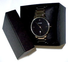 Citizen G111-S101760 relógio de data quartzo masculino mostrador preto pulseira de aço inoxidável, novo! comprar usado  Enviando para Brazil