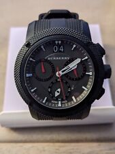 Reloj deportivo Burberry hecho en Suiza de cuarzo para hombre cristal de zafiro cronógrafo segunda mano  Embacar hacia Argentina