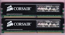 Kit de memória DDR1 2GB 2x1GB PC3200 CORSAIR CMX1024-3200C2 XMS XMS3202 v1.2 DDR-400 comprar usado  Enviando para Brazil