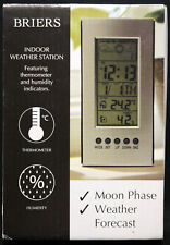 Used, Briers Indoor Weather Station with Moon Phase : Boxed - Excellent for sale  Shipping to South Africa