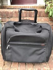 TUMI 22051D4 Black Ballistic Nylon Wheeled Luggage Rolling Carry On Duffel Bag for sale  Marietta