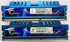 G.SKILL RIPJAWS X 8GB KIT 2x4GB 2400MHZ F3-2400C11D-8GXM DIMM GAMING RAM 240pin for sale  Shipping to South Africa