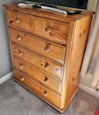 solid pine chest drawers for sale  ASHBOURNE