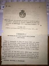 Regio decreto collegio usato  Italia