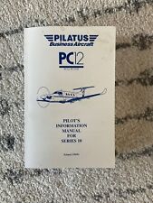 Pilatus pc12 manual for sale  Bennington