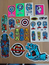 Vintage skateboard stickers d'occasion  Nantes-