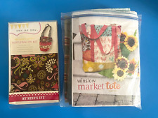 Sewing DIY Tote and  Bag Kits with Fabric and Pattern for sale  Shipping to South Africa