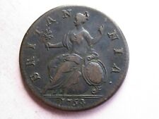 1754 half penny for sale  ROYSTON