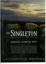 2014 : The Singleton, malt scotch whisky, goût Ecossais (publicity, advertising) segunda mano  Embacar hacia Argentina