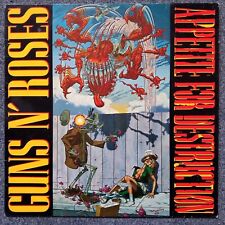 GUNS N ROSES APPETITE FOR DESTRUCTION FIRST EDITION 1987 VINYL 12 INCH LP ALBUM comprar usado  Enviando para Brazil
