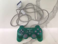 Controle PlayStation 1 analógico DualShock transparente verde PS1 PSOne Sony comprar usado  Enviando para Brazil