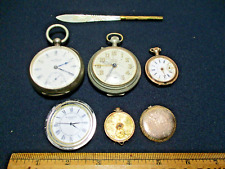 Lote de relógios de bolso antigos para peças - reparo Waltham Seth Thomas, Maxwell comprar usado  Enviando para Brazil