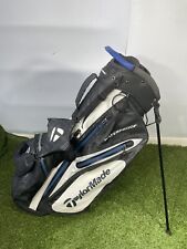 TAYLORMADE Lightweight Waterproof Black Golf Stand Bag + Dualstraps / VGC for sale  Shipping to South Africa