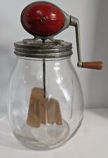 Antique DAZEY #8 BUTTER CHURN Original Tulip Jar Red Football for sale  Shipping to South Africa