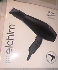 Novo secador de cabelo profissional Elchim Milano cerâmica preto feito na Itália, usado comprar usado  Enviando para Brazil