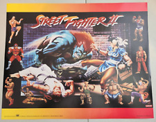 Póster promocional Capcom vintage - Street Fighter II 2 1992 - 16x20 RARO segunda mano  Embacar hacia Argentina