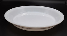 Vintage Pyrex White Milk Glass w/Gold Ring Ovenware Dish Pie Plate #210 10" for sale  Shipping to South Africa
