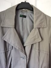 grey coat benetton for sale  SOUTHAMPTON