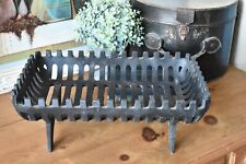 Vintage Cast Iron Fire Grate Basket Freestanding Log Coal (N) for sale  Shipping to South Africa